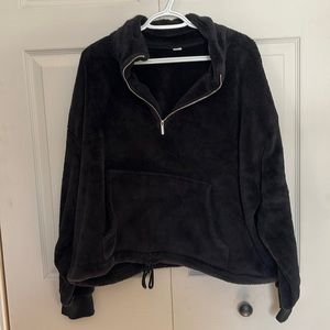 Old navy fleece half zip top